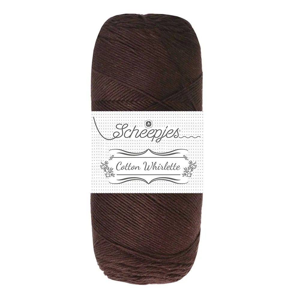 Scheepjes Cotton Whirlette 822 Dark Chocolate