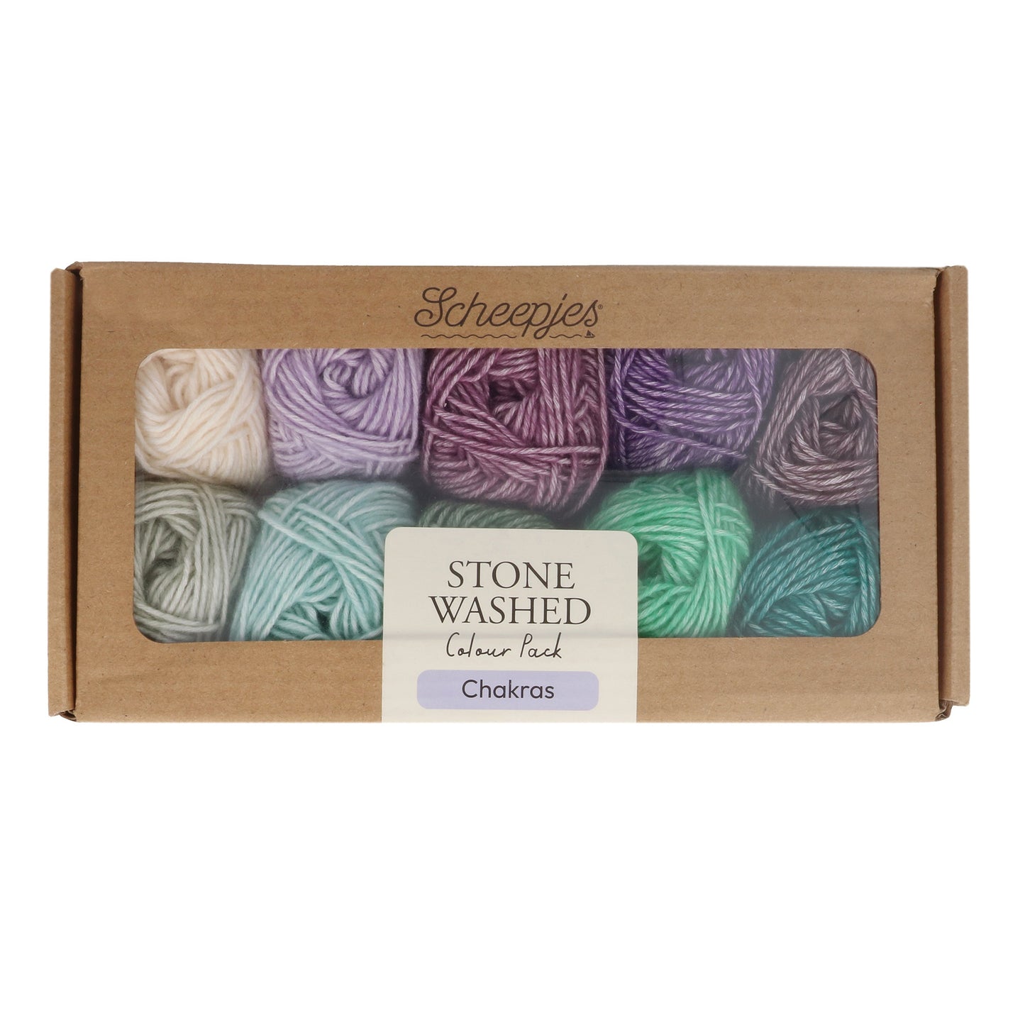 Scheepjes Stone Washed Chakras 10x25g