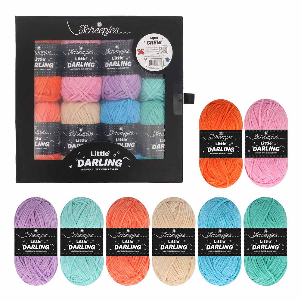 Scheepjes Little Darling Aqua Crew 8x25g