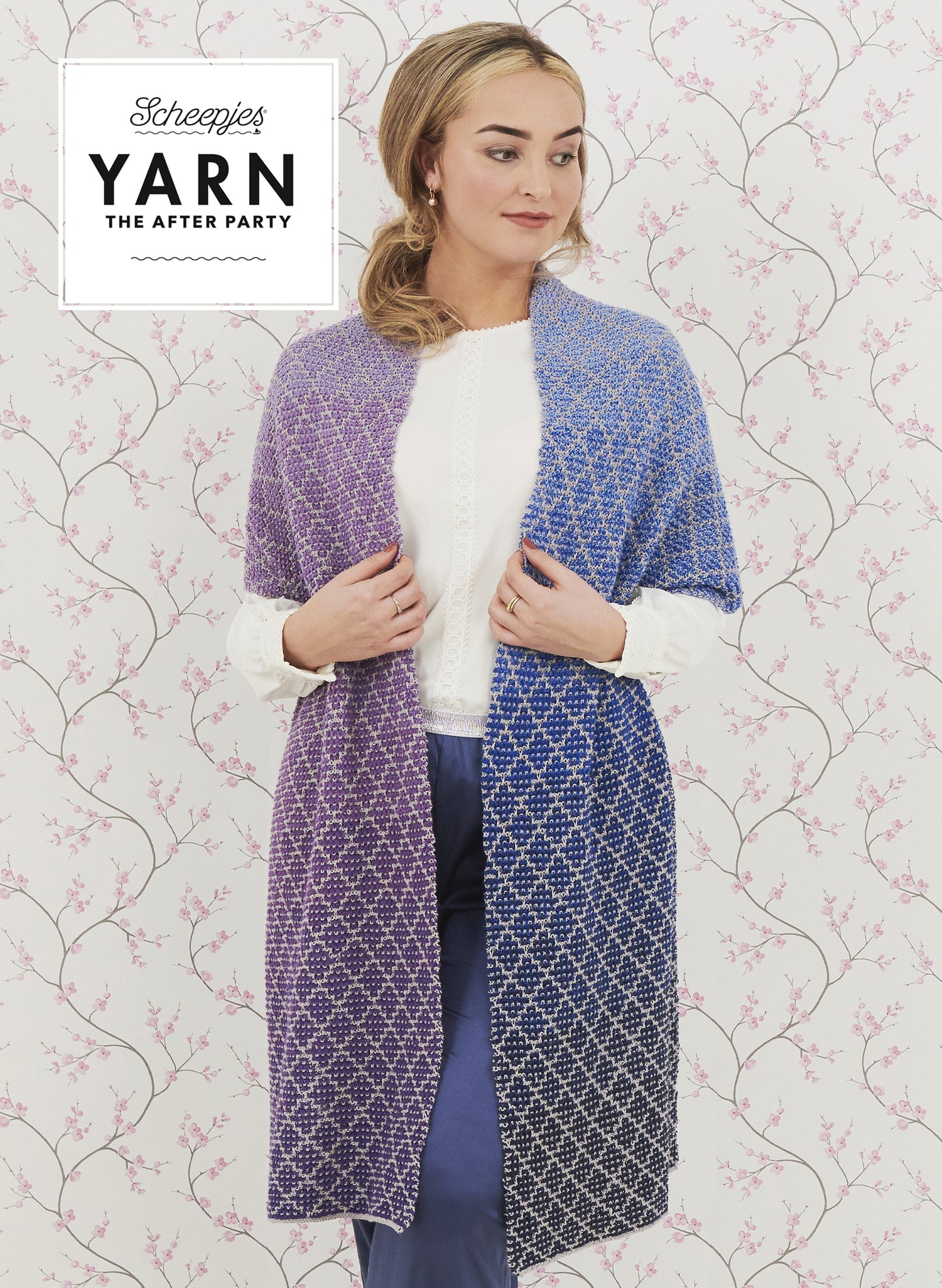 YARN The After Party no. 71 Lavender Trellis Wrap