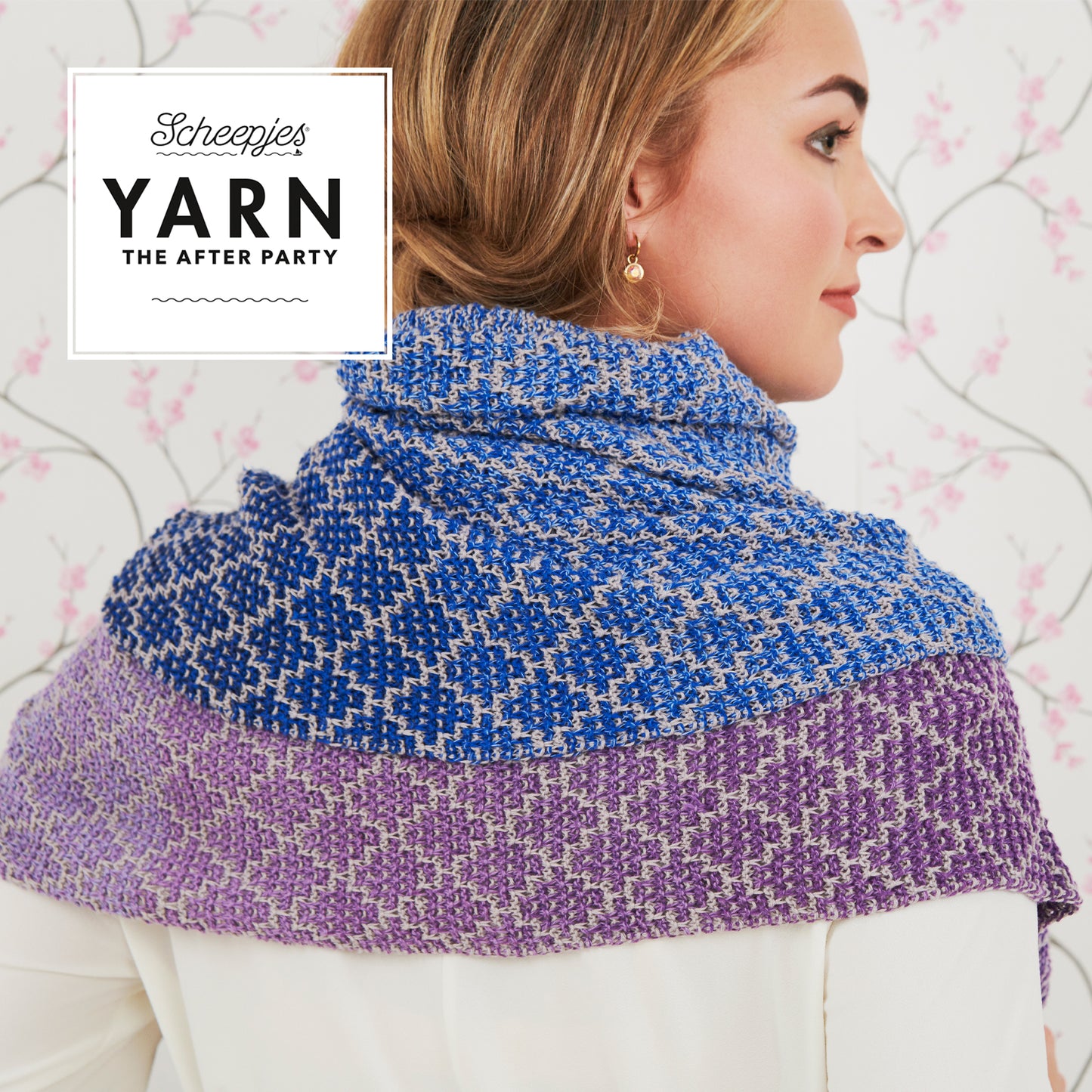 YARN The After Party no. 71 Lavender Trellis Wrap