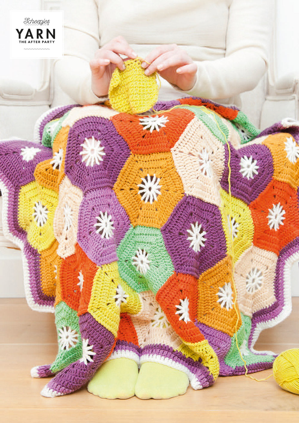 YARN The After Party no. 14 Hexagon Blanket