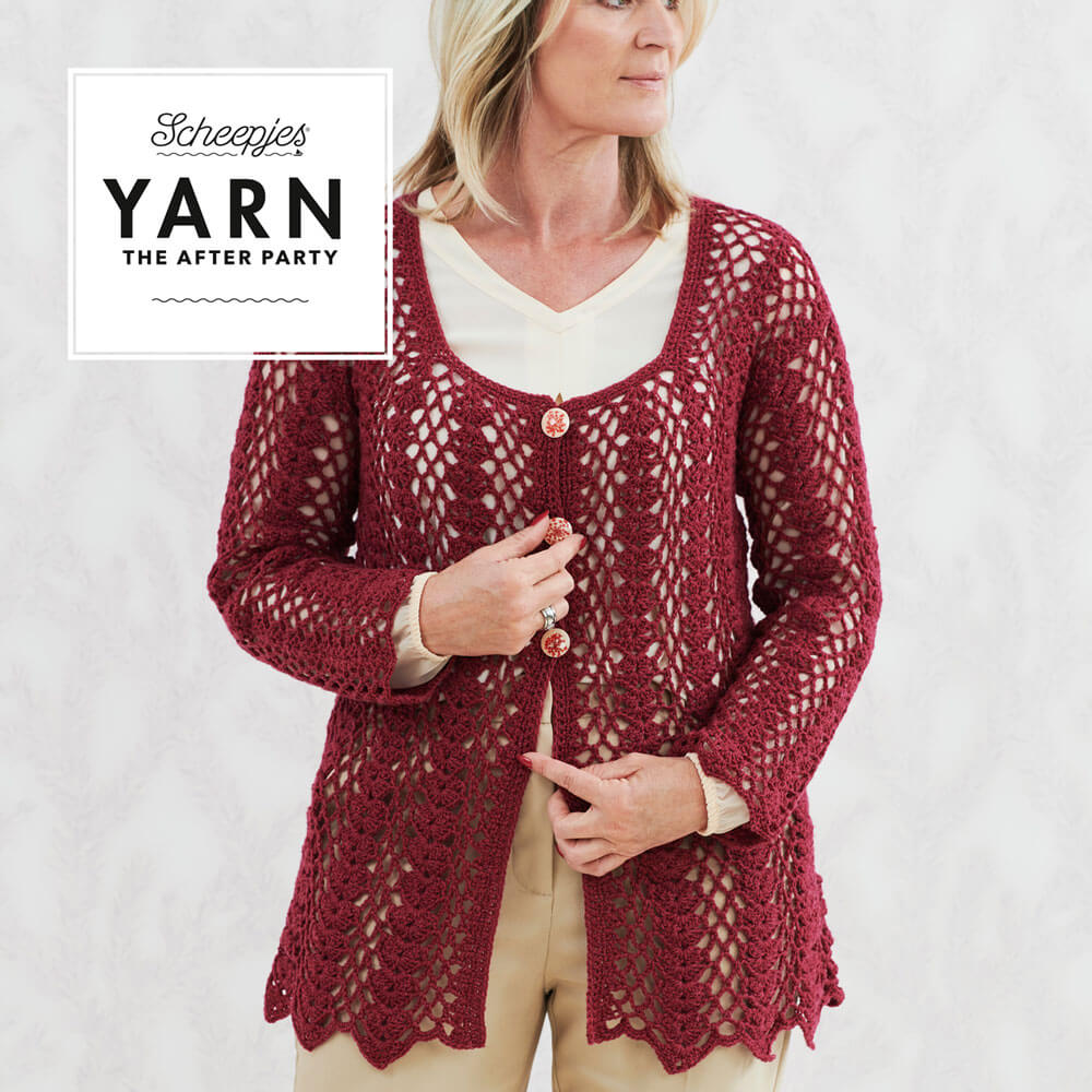 YARN The After Party no. 90 Sunflare Cardigan