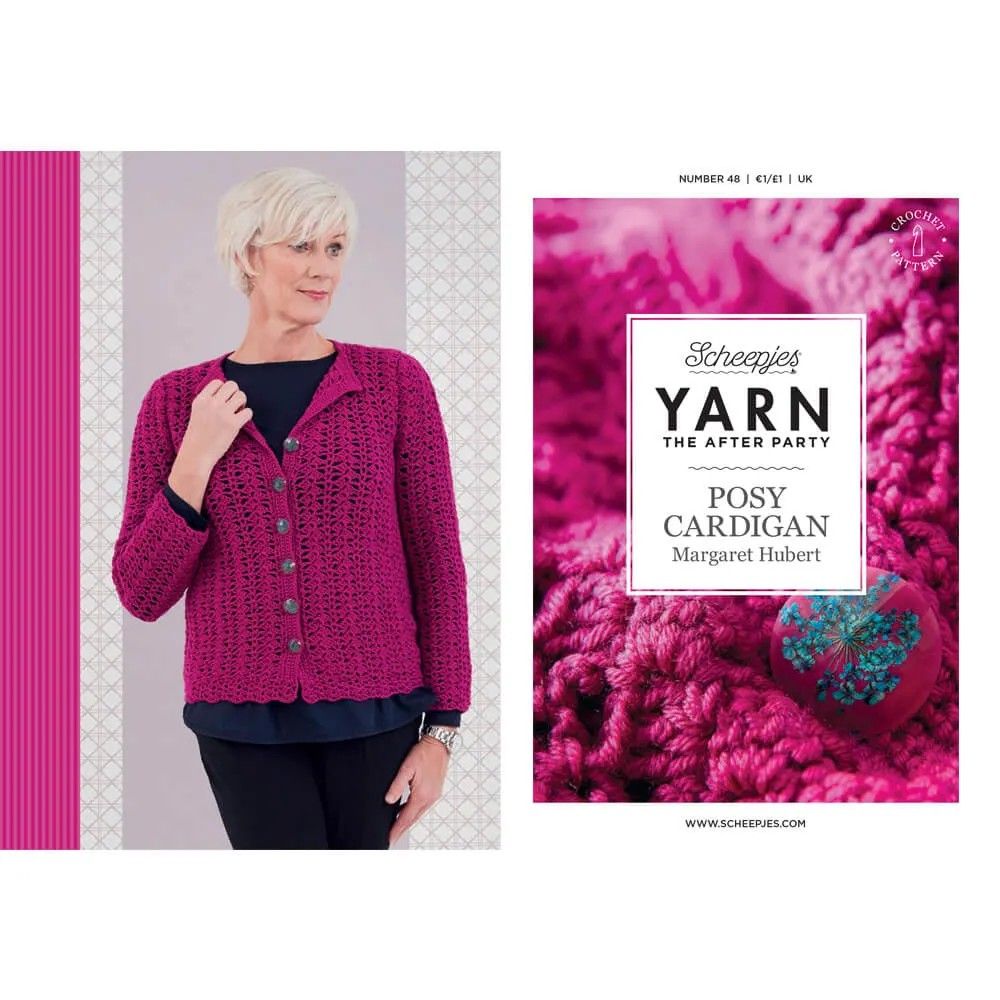 YARN The After Party no. 48 Posy Cardigan