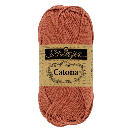 Scheepjes Catona 504 Brick Red