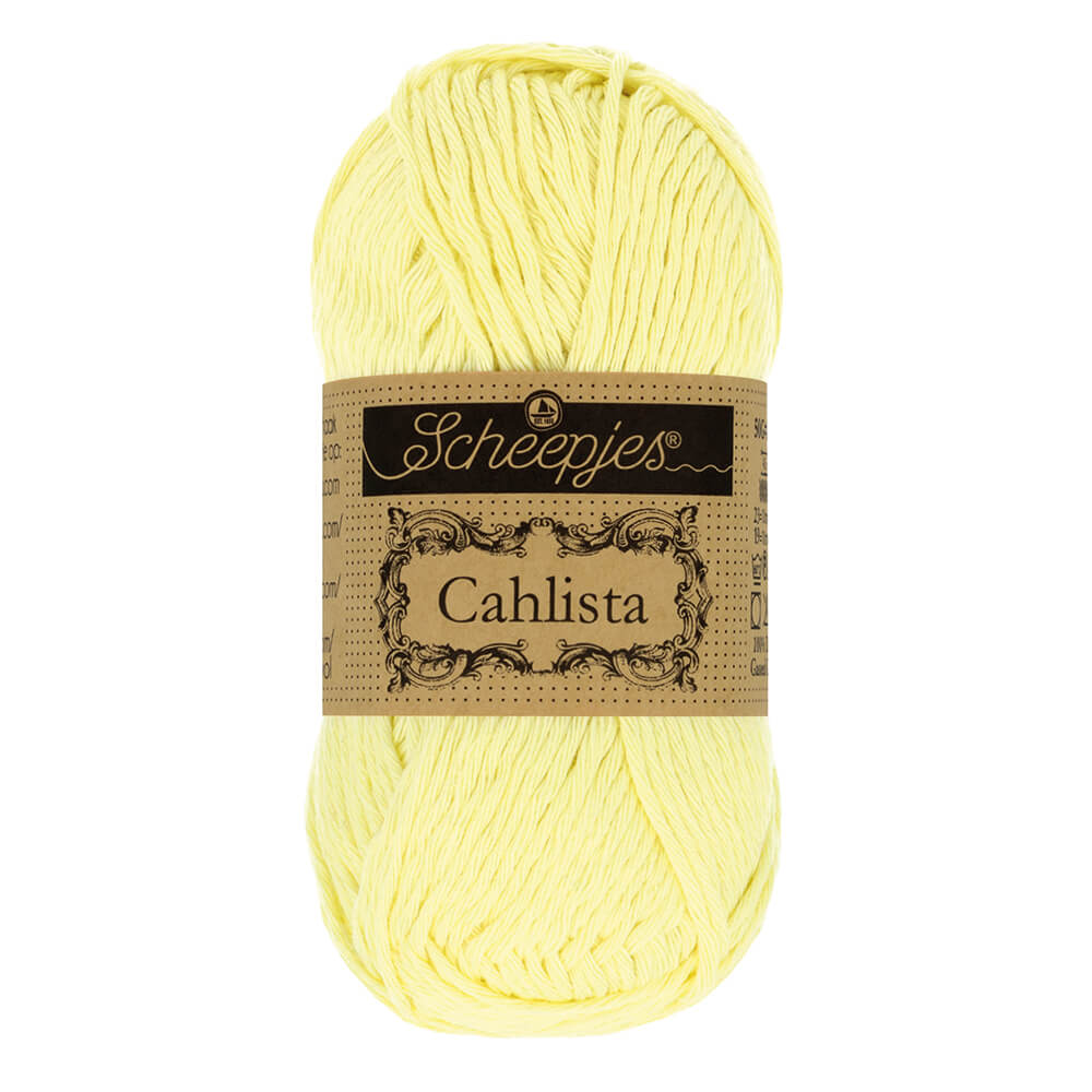 Scheepjes Cahlista 100 Lemon Chiffon