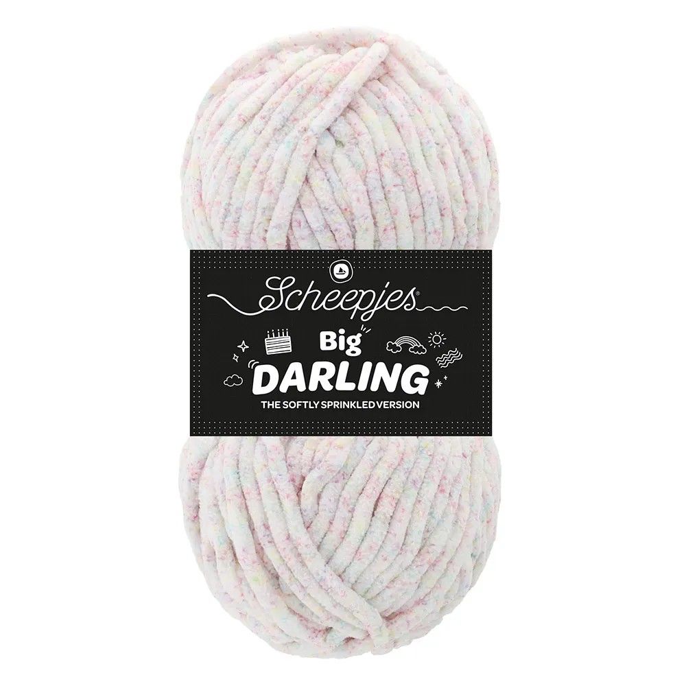 Scheepjes Big Darling Sprinkled - 01 Snow Cone