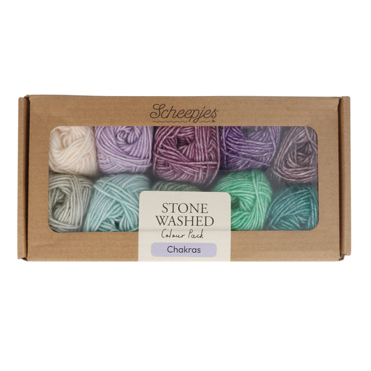 Scheepjes Stone Washed Chakras 10x25g