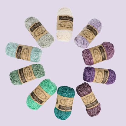 Scheepjes Stone Washed Chakras 10x25g