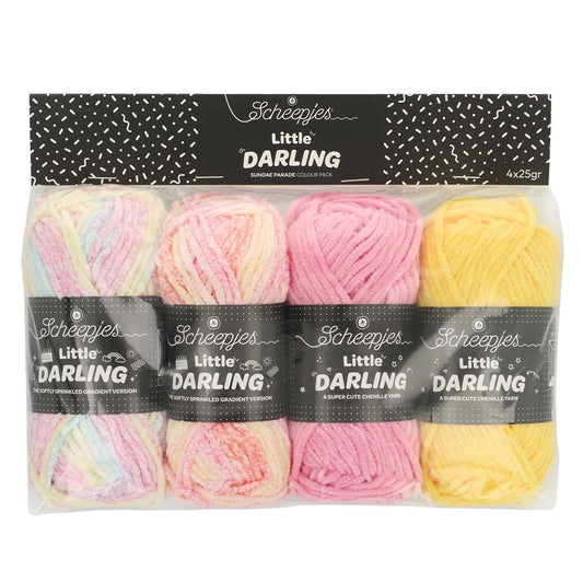 Scheepjes Little Darling Sprinkled Gradient 4x25g - Sun.
