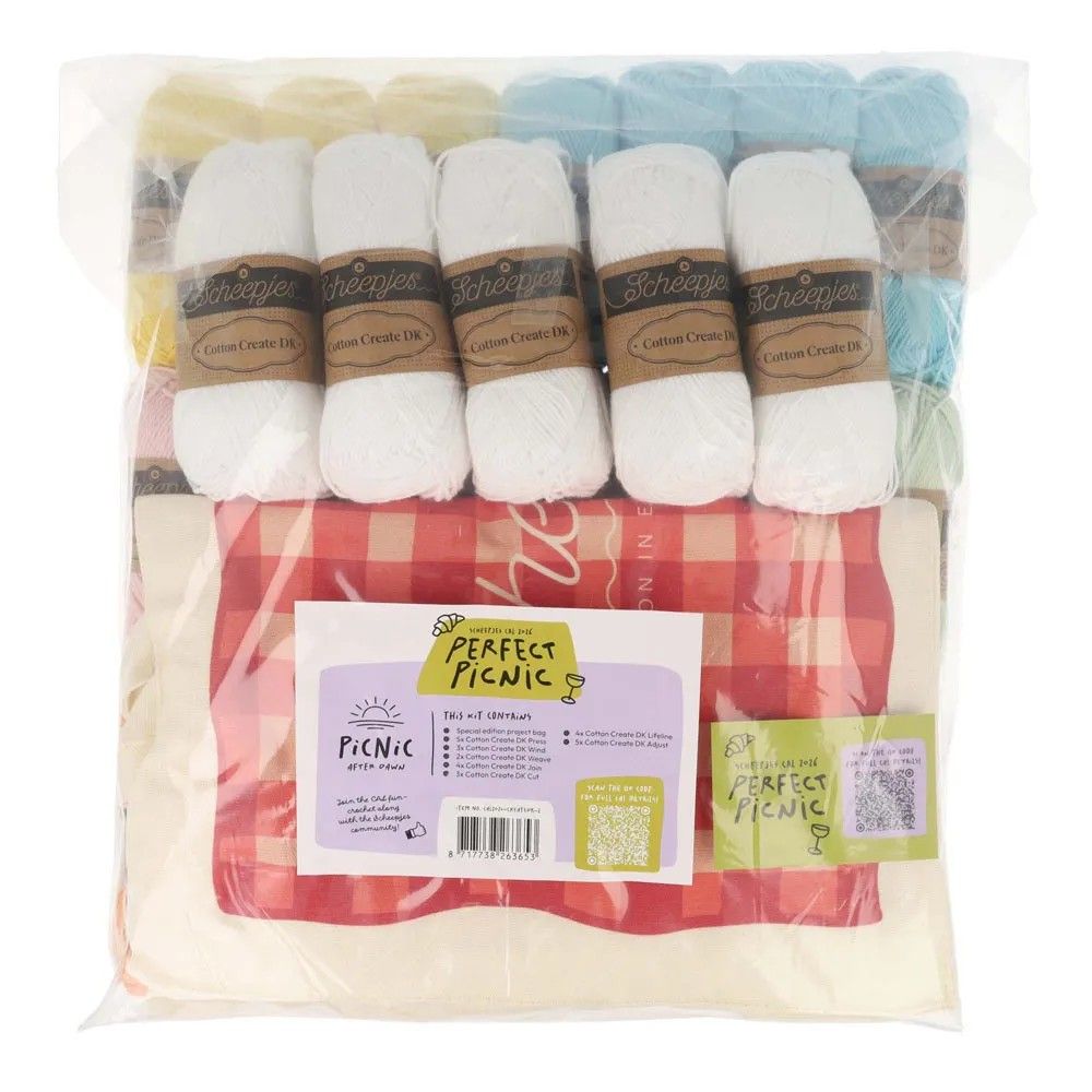 Scheepjes CAL2026 kit Cotton Create DK - Dawn