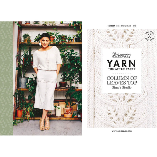 YARN The After Party no. 104 Column of Leaves Top